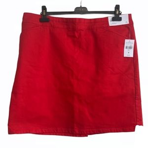 BNWT Skort Red Denim